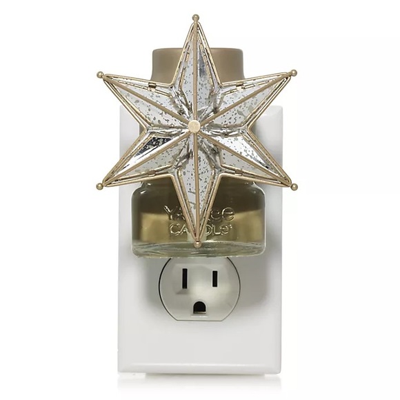 4 Pc Yankee Candle ScentPlug Dimensional Star Light-Up Fragrance Diffuser - Picture 4 of 9